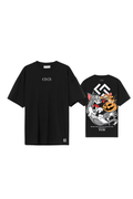 The Tom & Jerry Oversize T-Shirts - Black