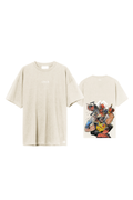 Deadpool x Wolverine Oversize T - Shirts - Vanilla Cream
