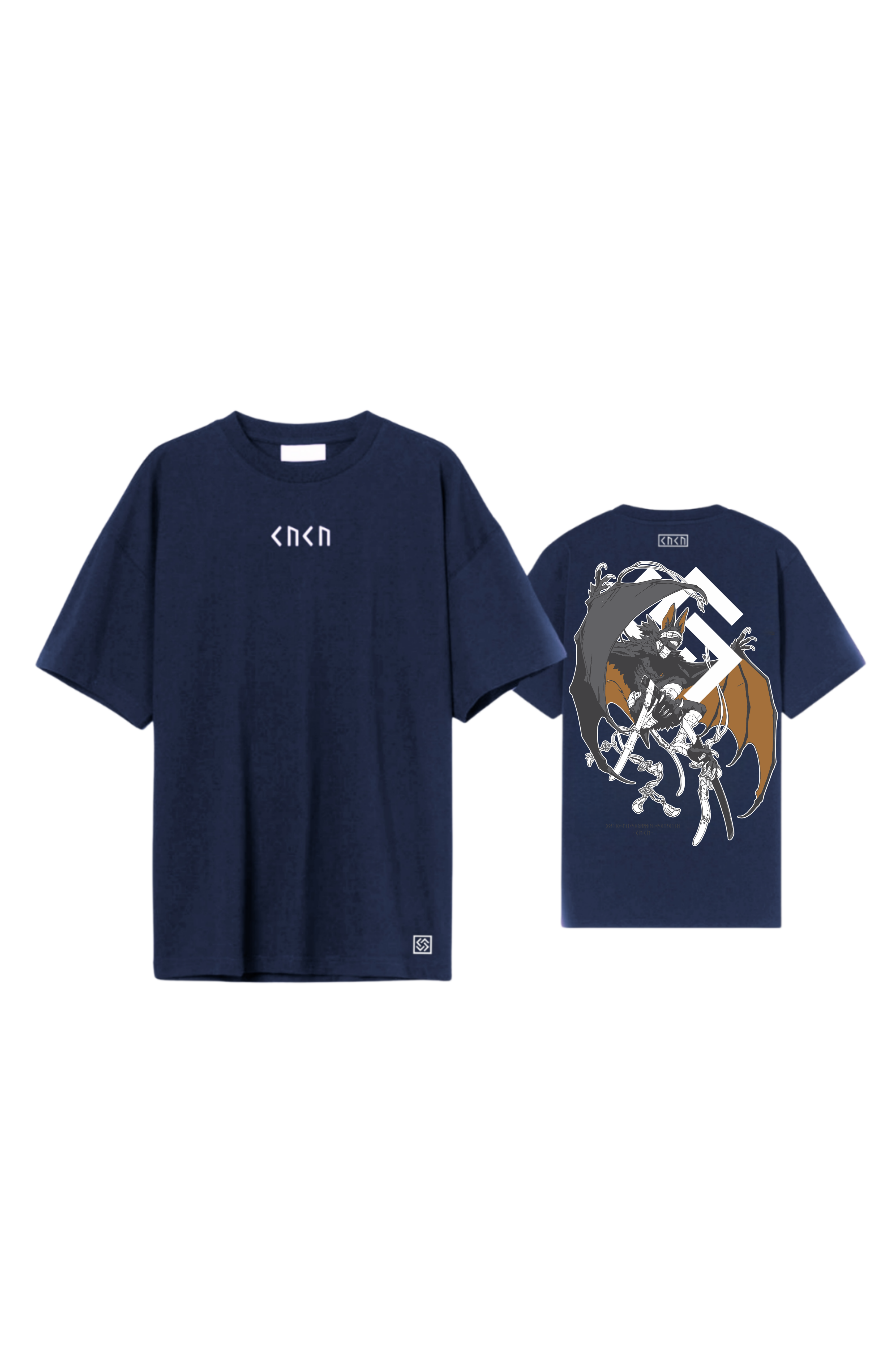 The Vampÿre Oversize T - Shirts - Blue
