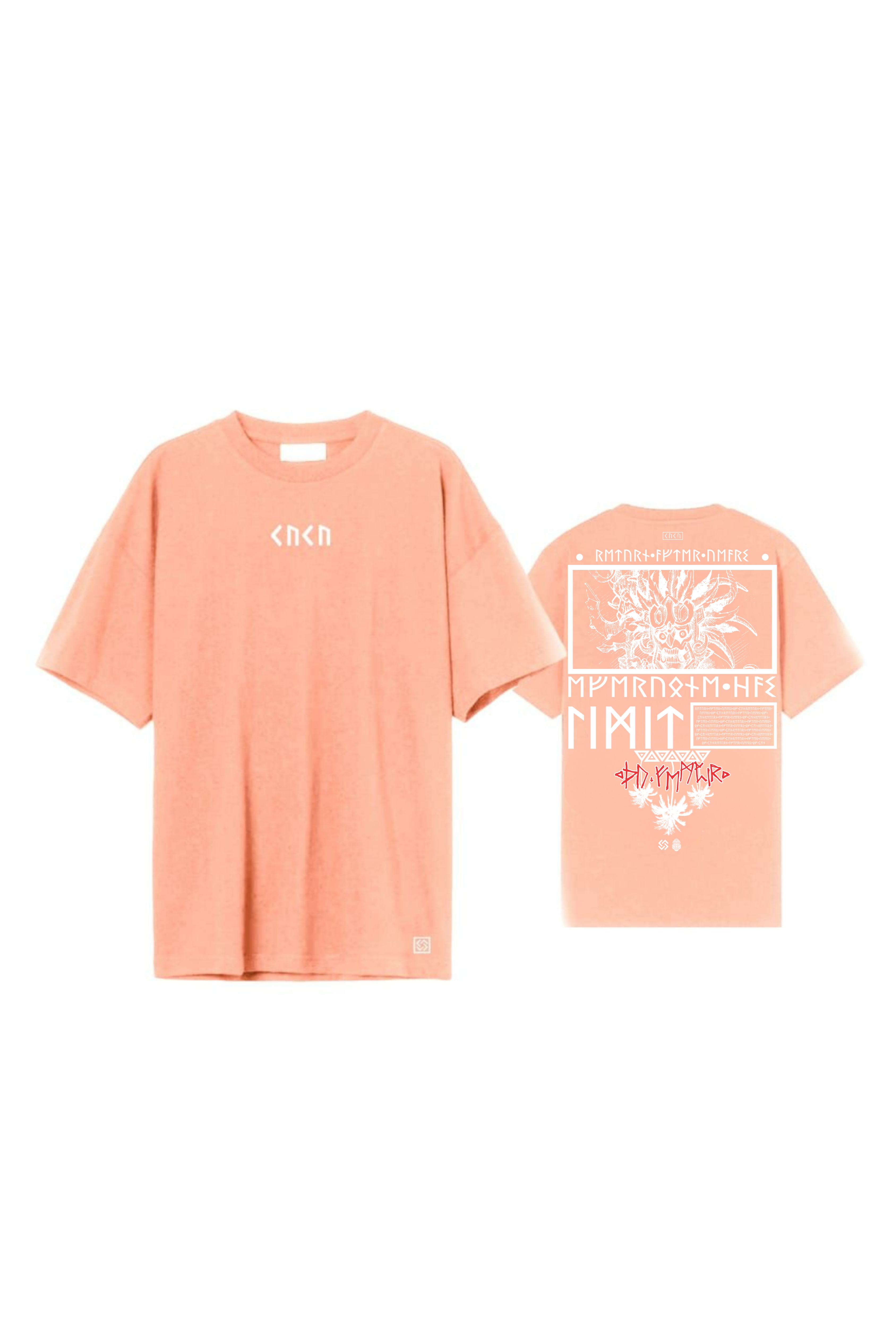 Kanalola Oversize T - Shirts - Orange
