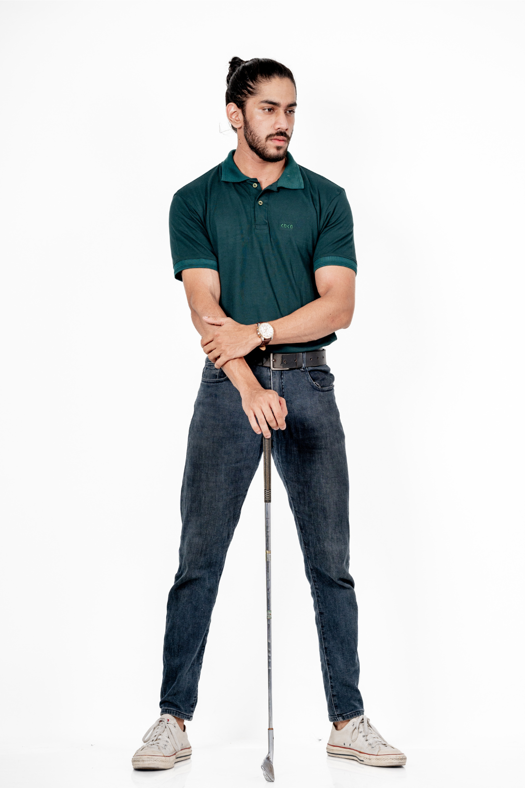 Essential Polo's - Green Stripe