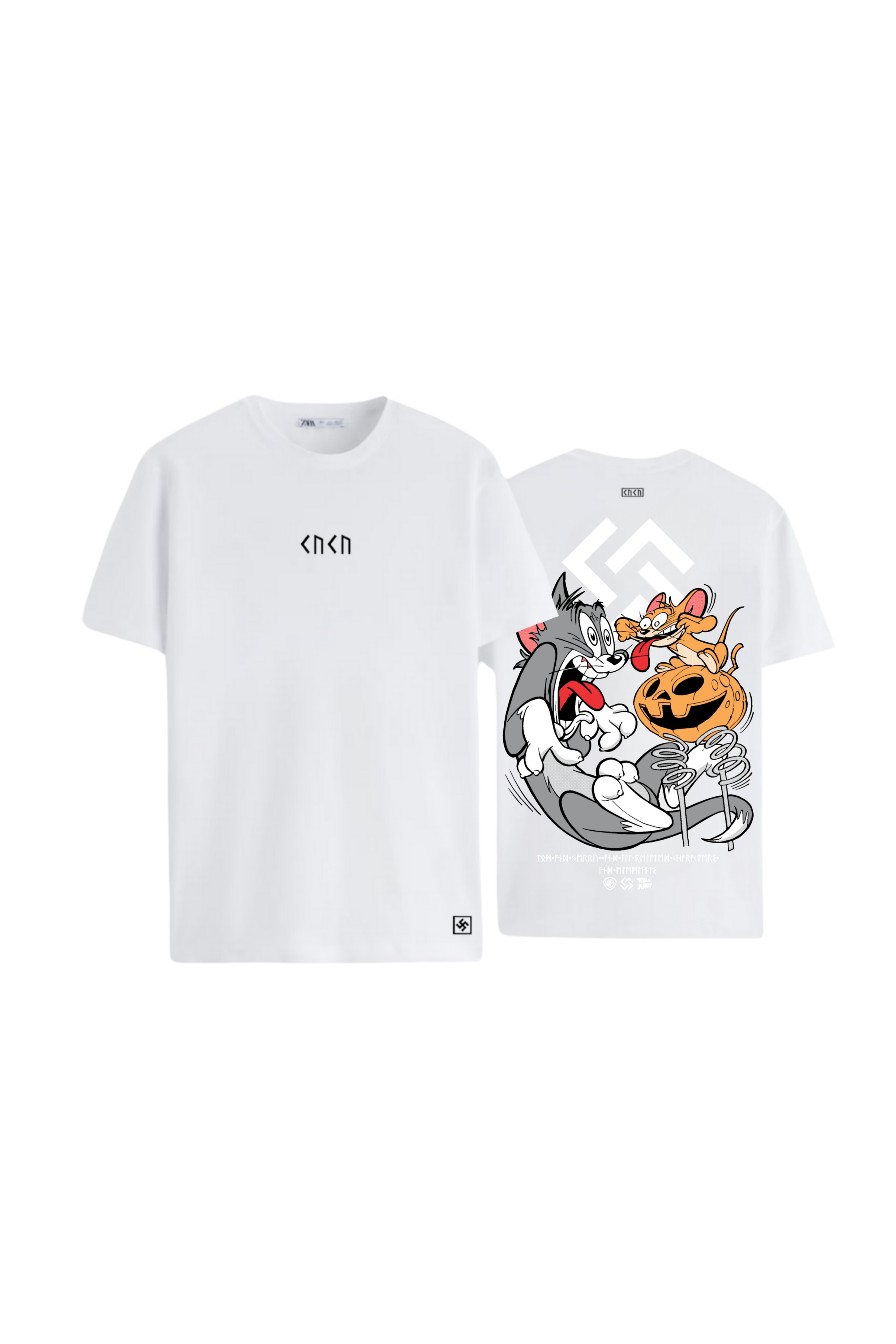 The Tom & Jerry T Shirt - White