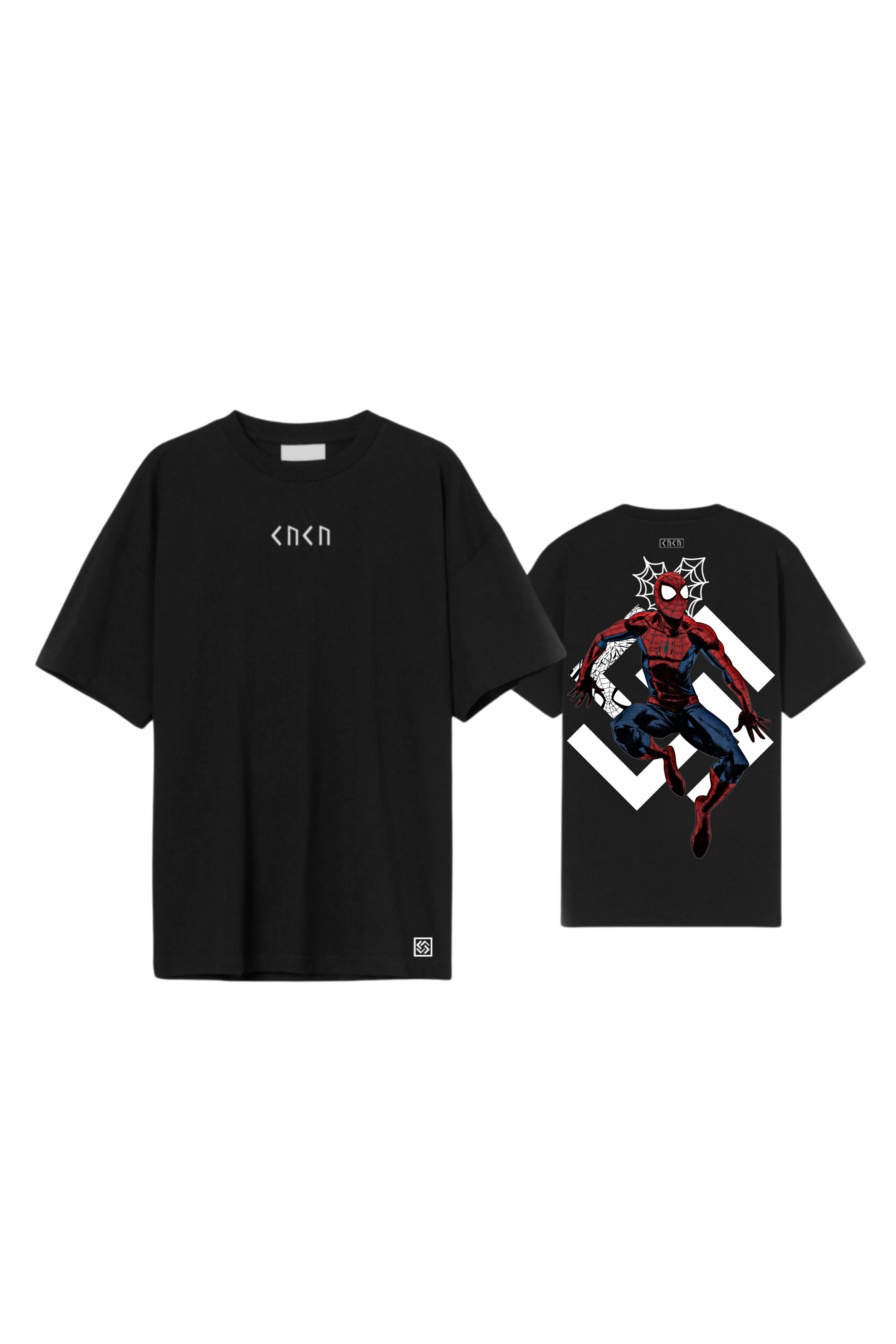 The Spiderman Oversize T - Shirts - Black
