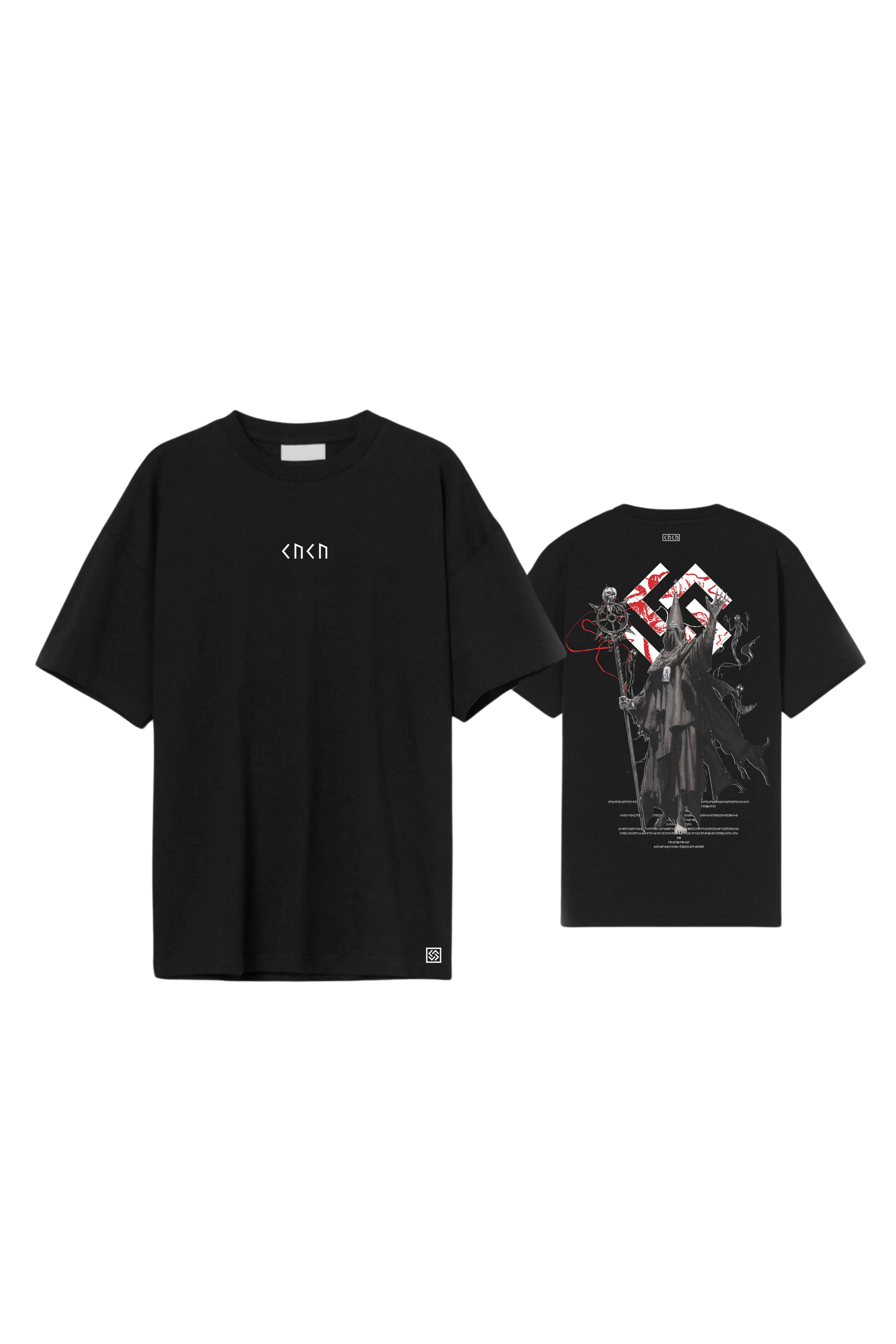 The Worshipper Oversize T Shirt - Black