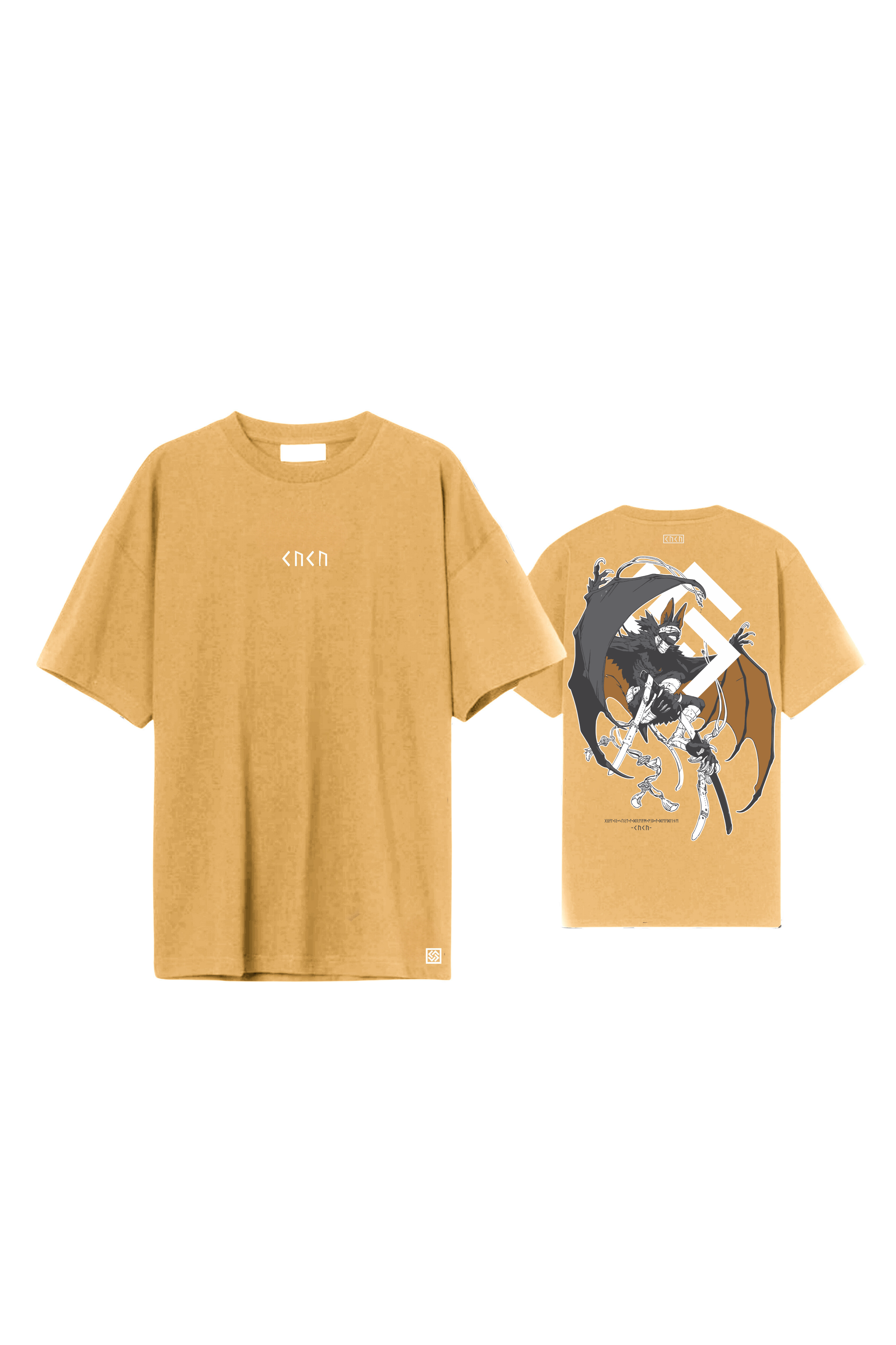 The Vampÿre Oversize T - Shirts - Yellow