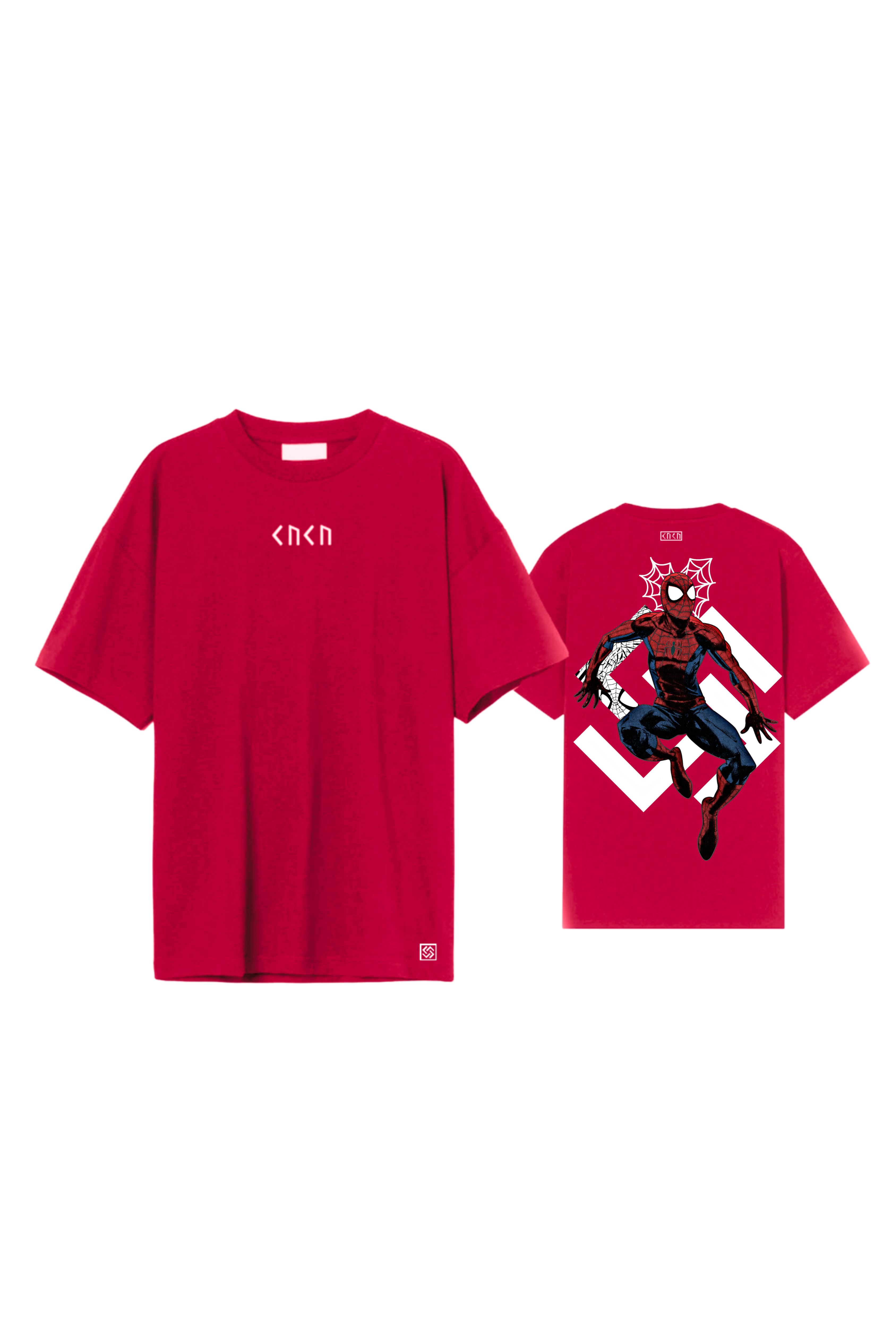 The Spiderman Oversize T - Shirts - Red