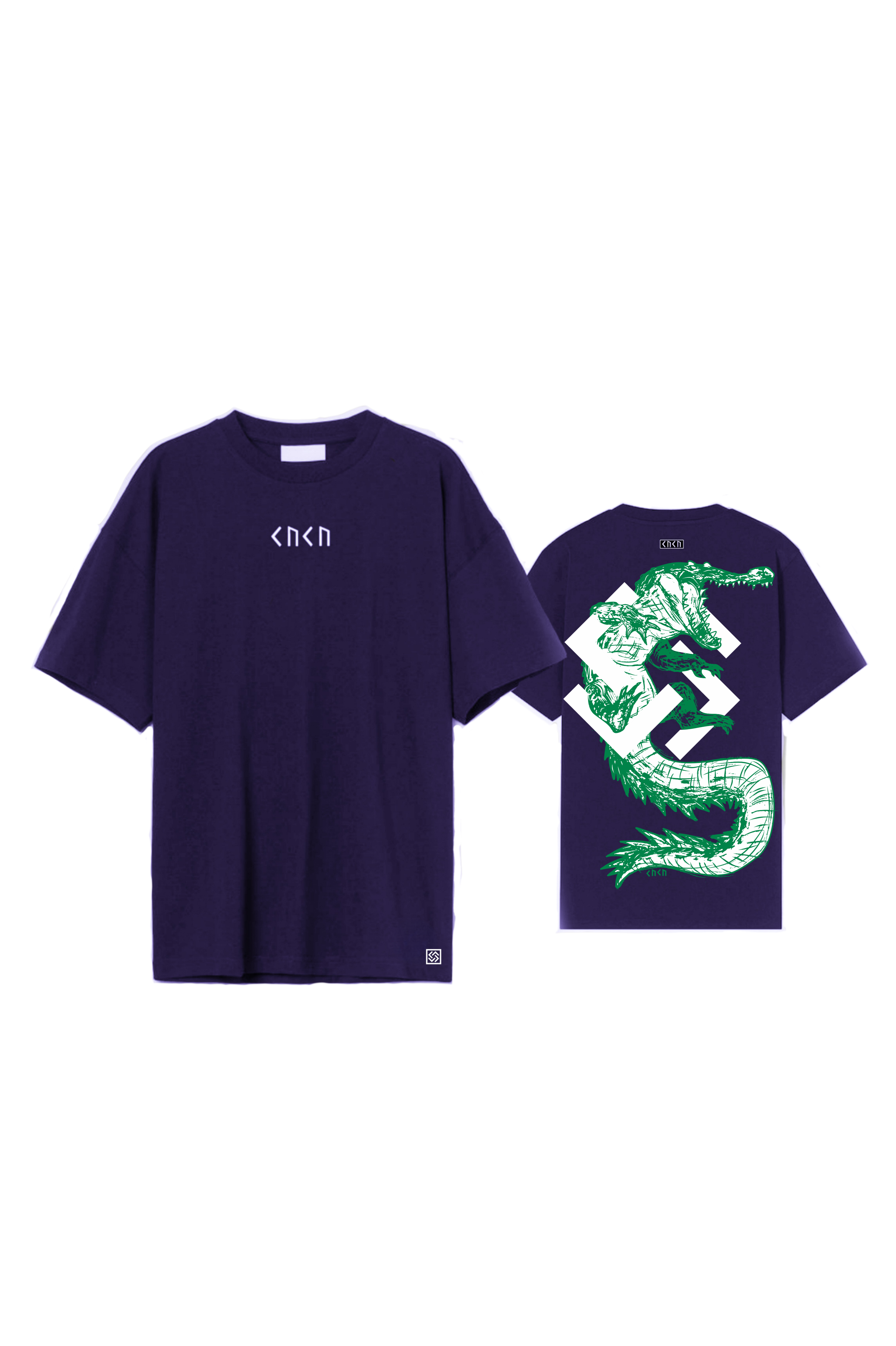 The Gustave Oversize T - Shirts - Dark Purple