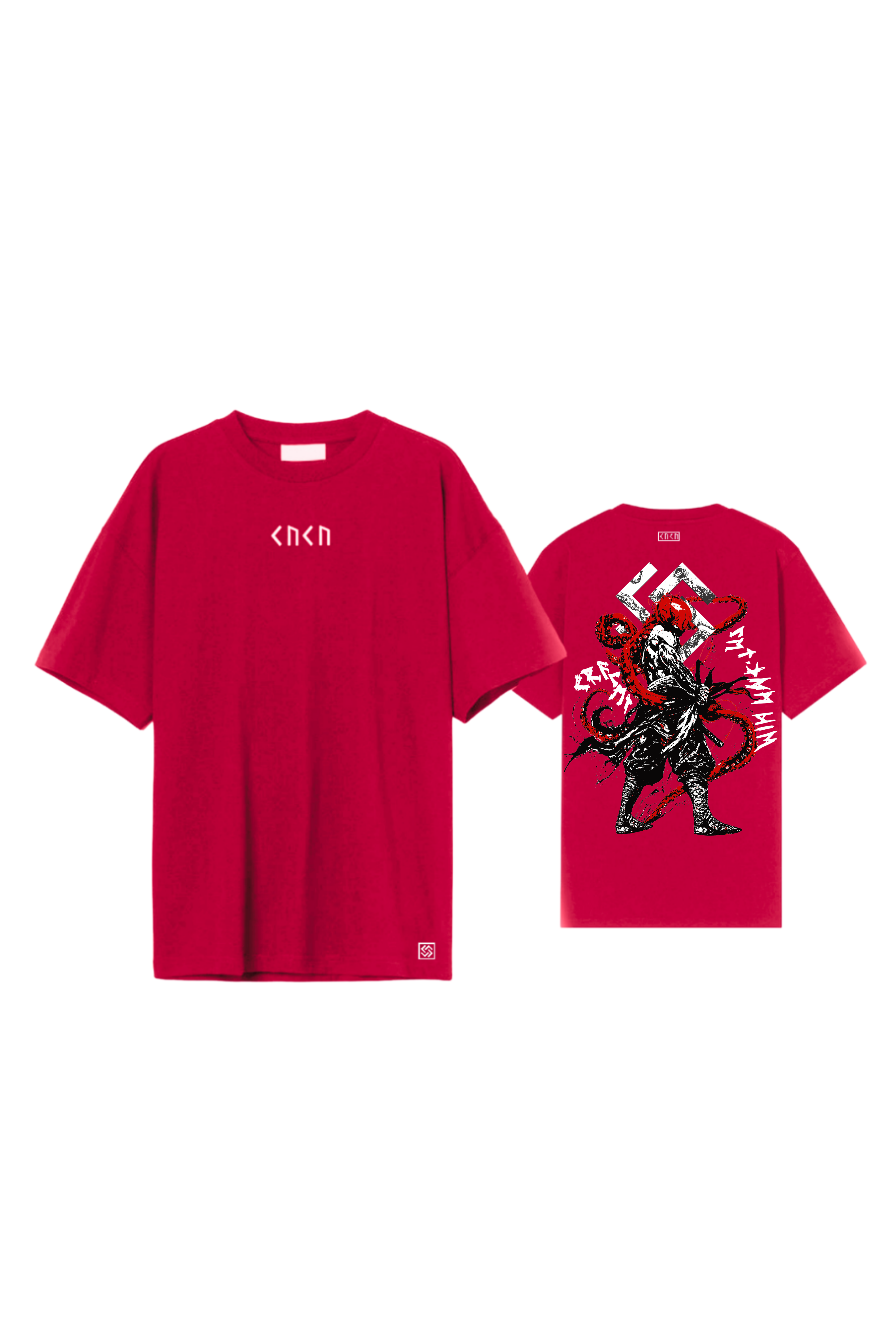 The Kraken Oversize T Shirt - Red