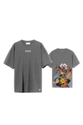 Deadpool x Wolverine Oversize T - Shirts - Grey