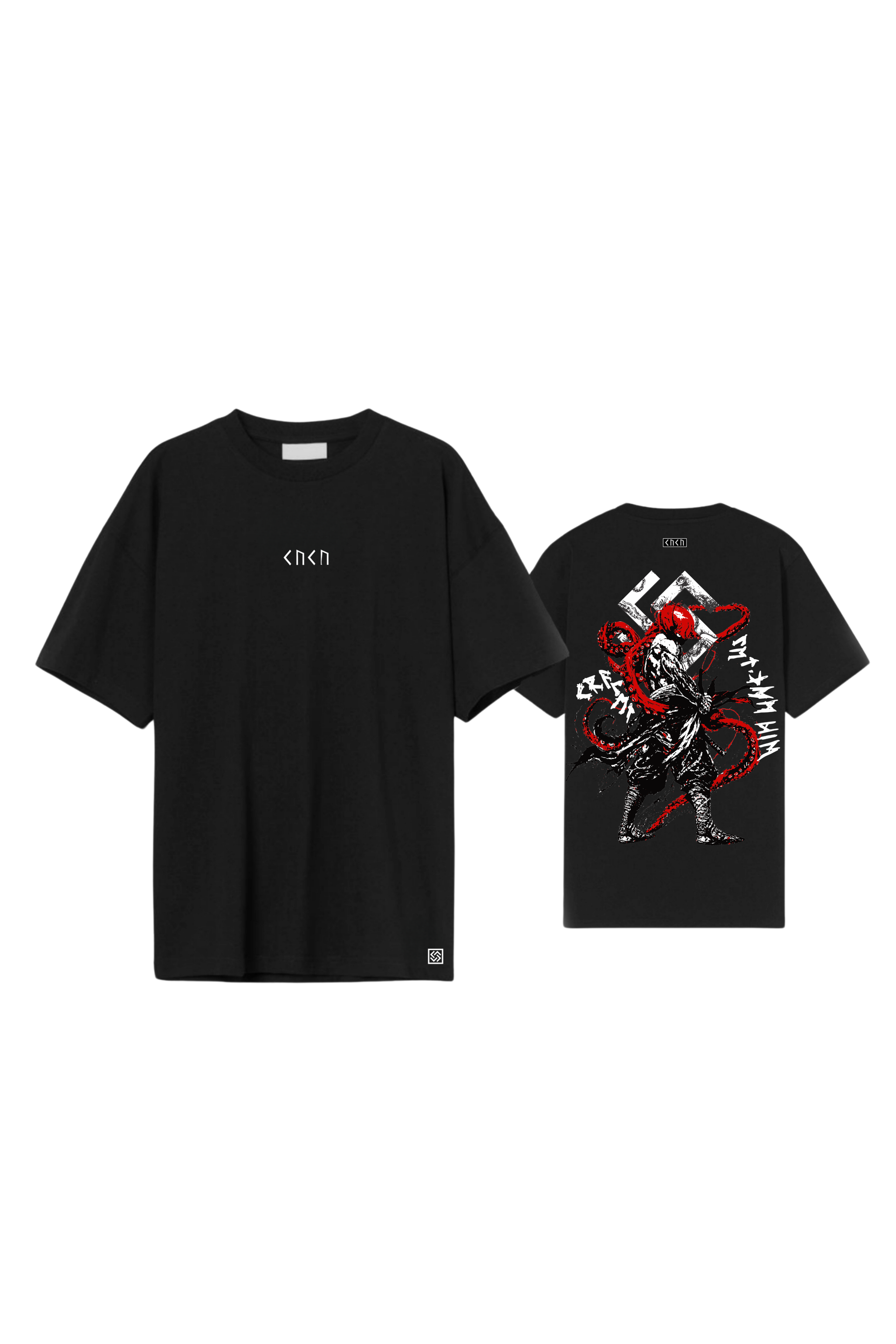 The Kraken Oversize T Shirt - Black