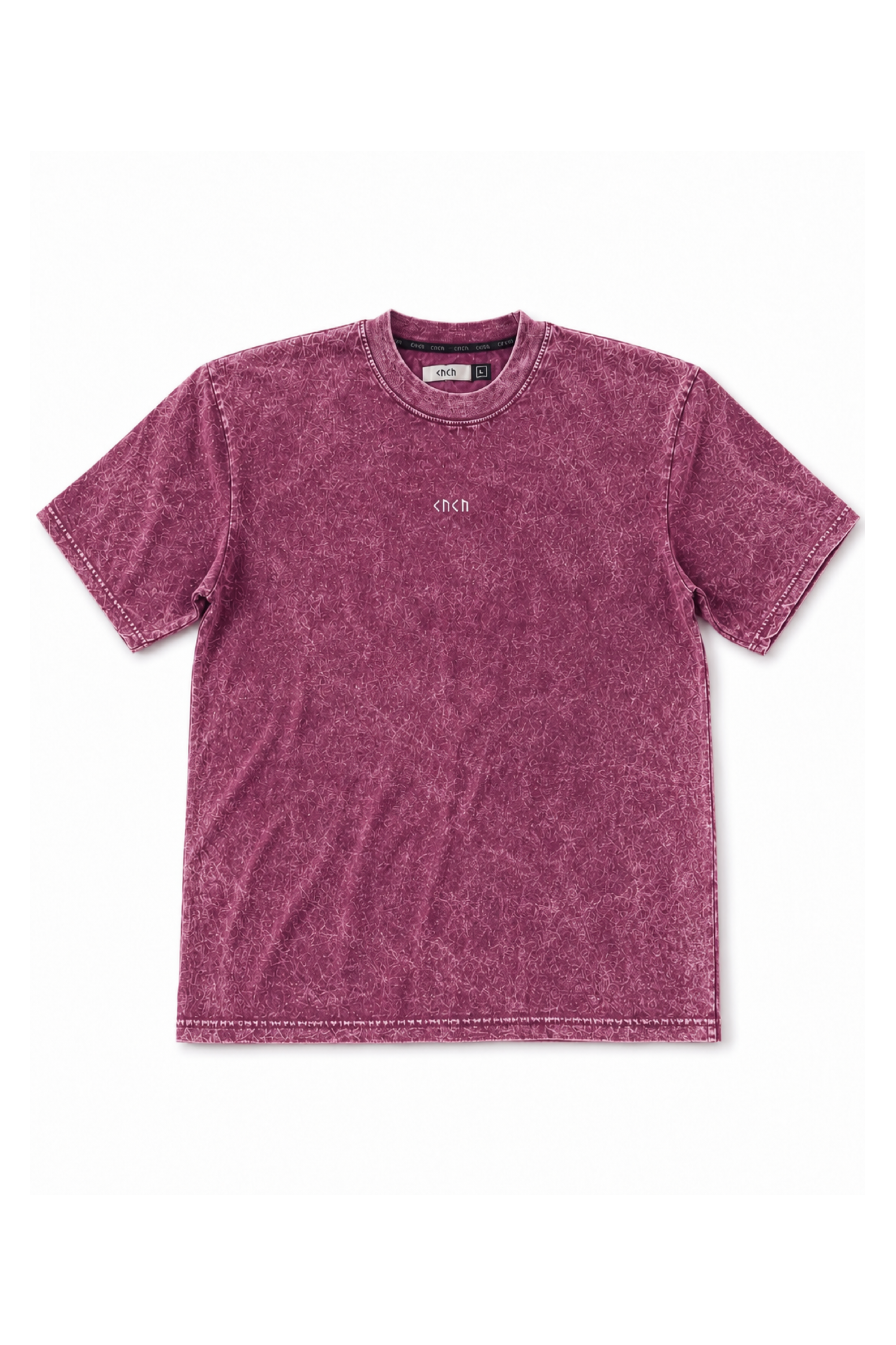 Oversized Acid Washed - Maroon